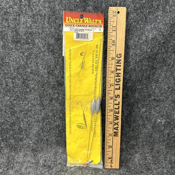 Uncle Walt's Quick Change Bouncer 3/4oz Fishing Accessory New in Package 2 Avail - Picture 1 of 8